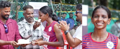 ഇരട്ടി മധുരം  പിറന്നാൾ ദിനത്തിൽ സ്വർണനേട്ടവുമായി അമൽചിത്ര