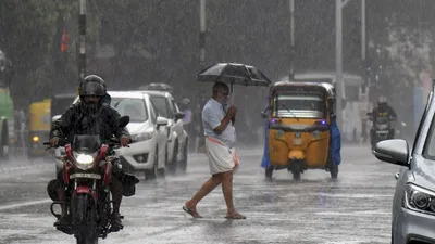 സംസ്ഥാനത്ത് പരക്കെ മഴ  അഞ്ചുജില്ലകളില്‍ ഓറഞ്ച് അലര്‍ട്ട് ഒന്‍പത് ജില്ലകളില്‍ യെല്ലോ അലര്‍ട്ട്